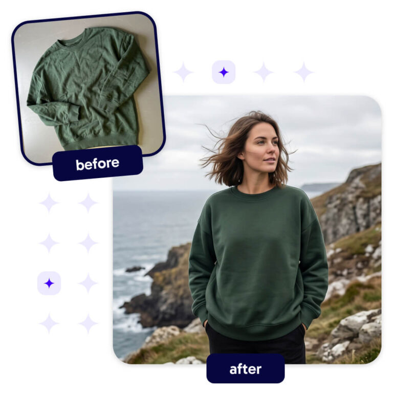 good vs bad product photo input for AI generation