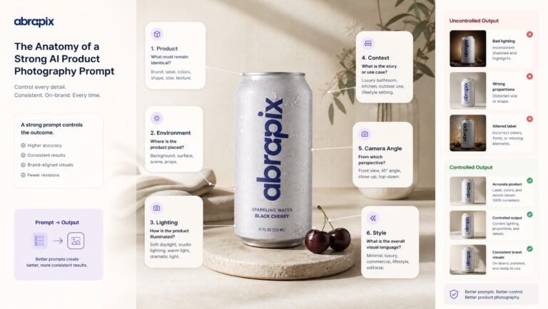 AI product photography prompts: how to get better results