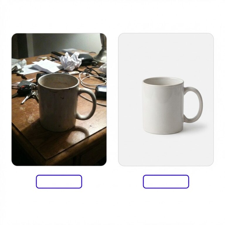 low-quality vs high-quality product image comparison showing impact on ecommerce visuals
